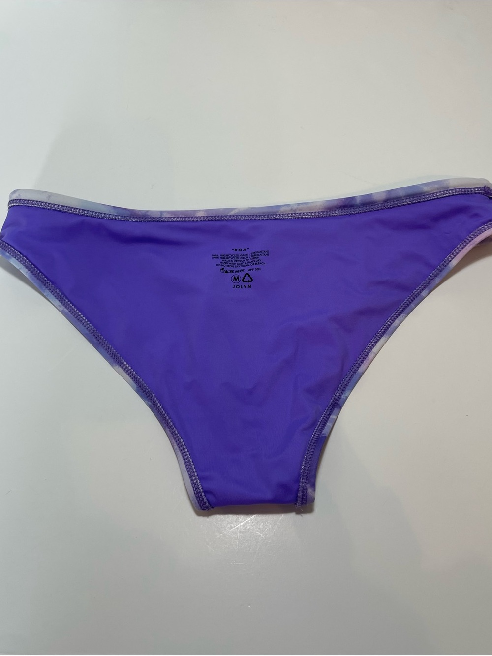 Jolyn Purple Koa Swim Bikini Bottoms Medium - Picture 10 of 14